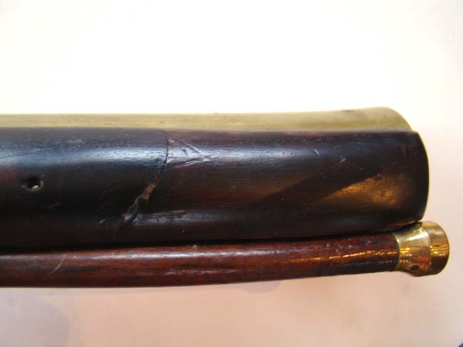 An Historically Important Flintlock Naval blunderbuss circa 1796-1802 used onboard HMS ELEPHANT, Vice-Admiral Nelson's flagship during the Battle of Copenhagen in 1801. — image 9